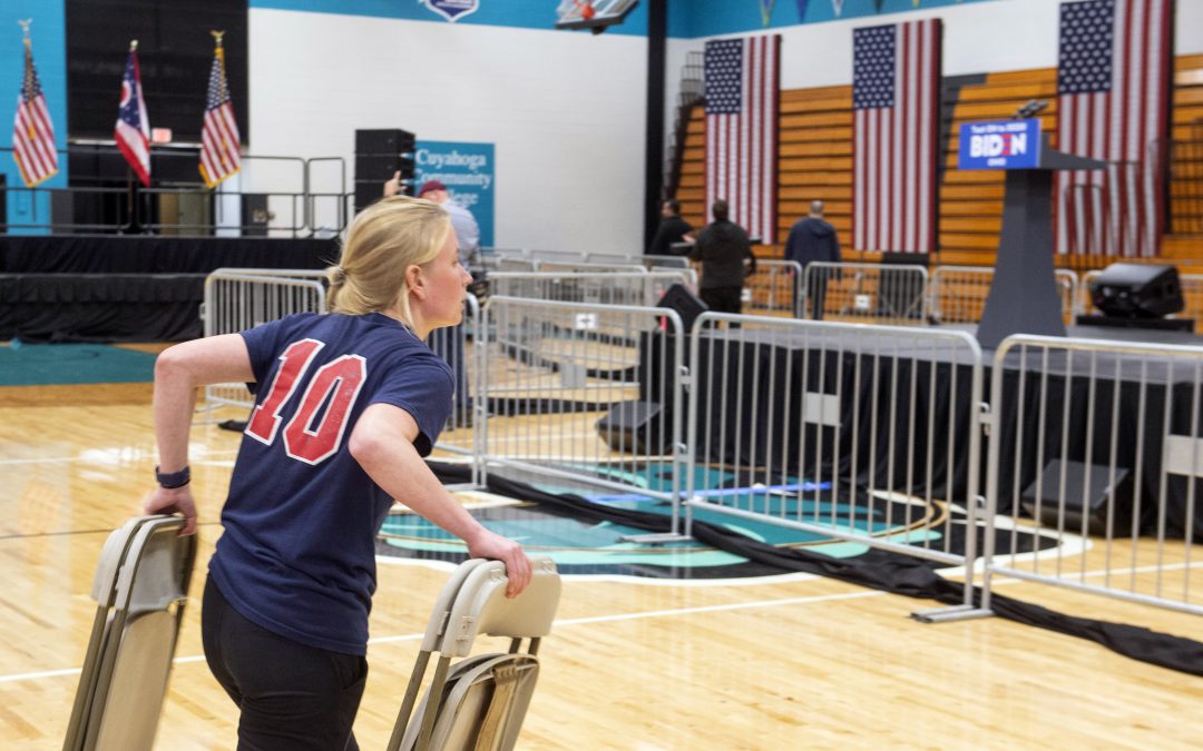 From handshakes to kissing babies, virus upends campaigning