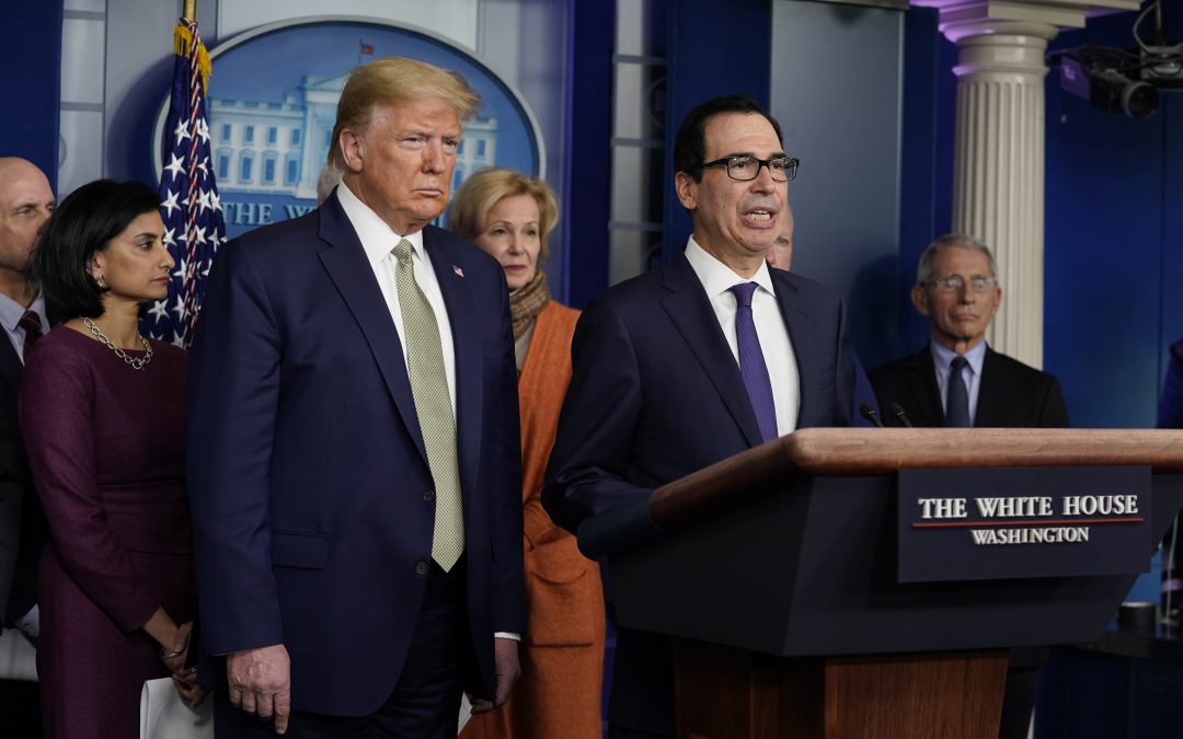 The Latest: Market likes what it hears from Washington