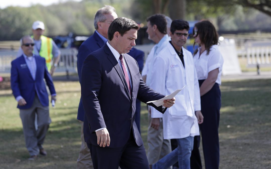 Florida governor’s coronavirus dilemma: health vs. economy