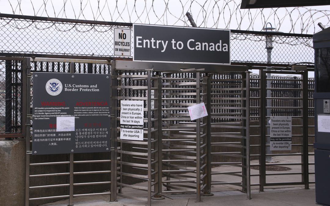 US-Canada border to close late Friday to non-essential trips