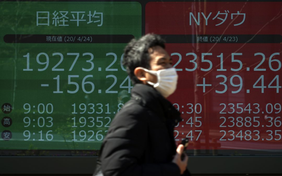 Wall Street ends manic week with a gain, led by tech stocks