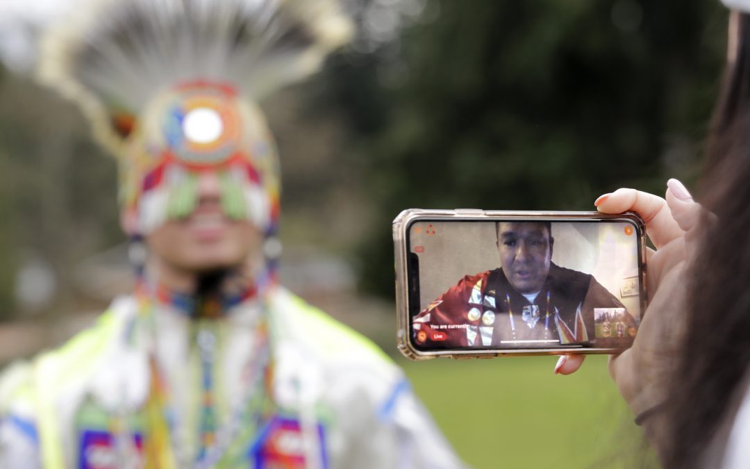 Drums, dancers livestream as virus moves powwows online