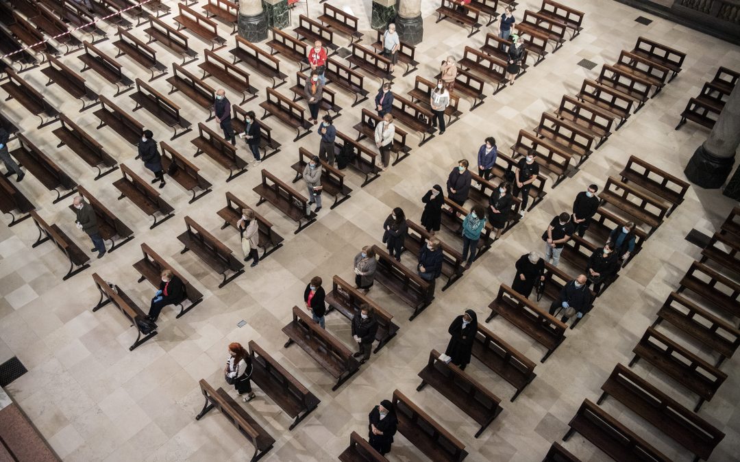 Italy opens churches as virus rules dictate how to eat, pray