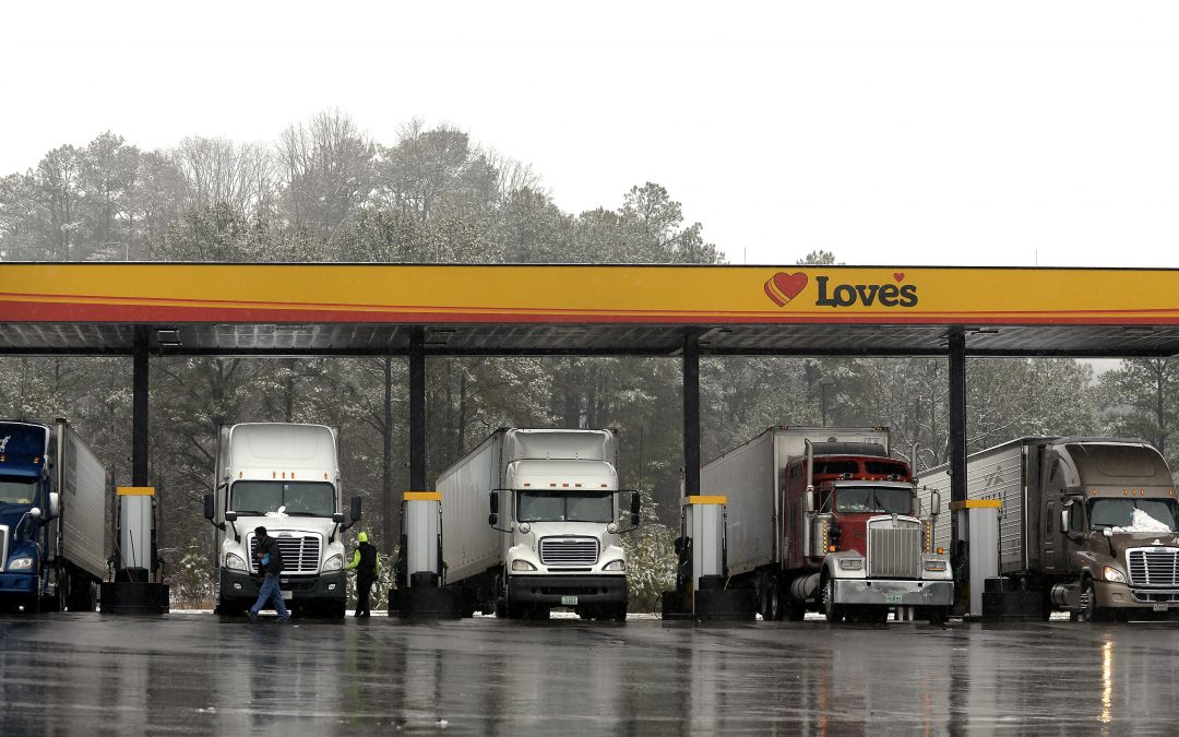 Trump administration ease rules limiting truck driver hours