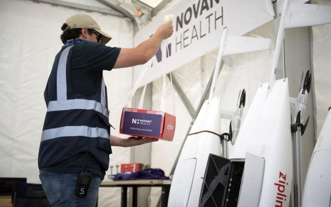 In pandemic, using drones to drop medical supplies from sky