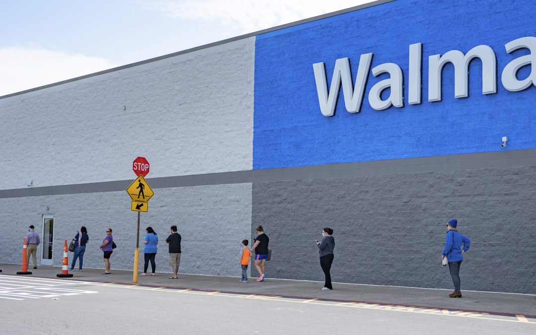 Walmart becomes a pandemic lifeline, online sales surge 74%