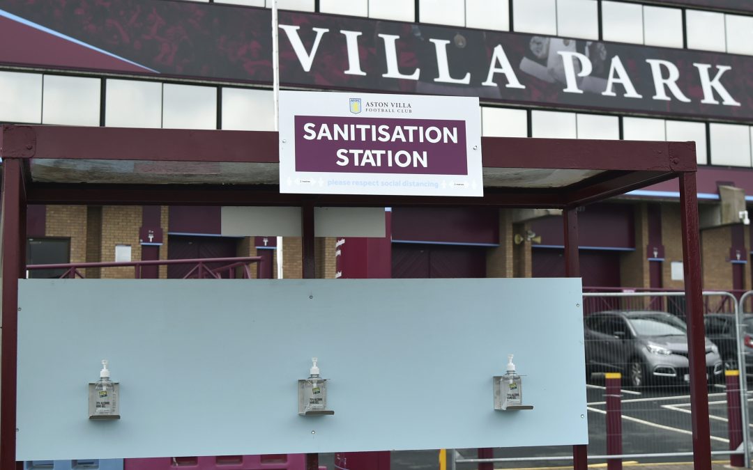 After 100-day wait, English soccer returns and takes a knee