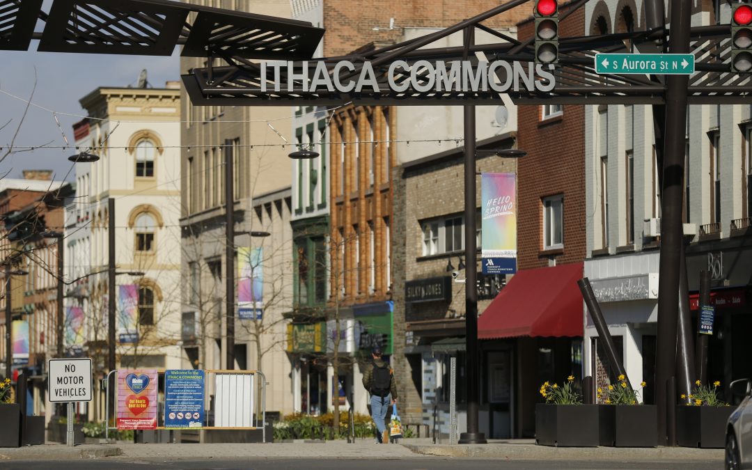 With no students, small college town worries over future