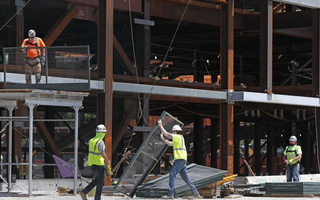 April construction spending falls 2.9% as virus upends work
