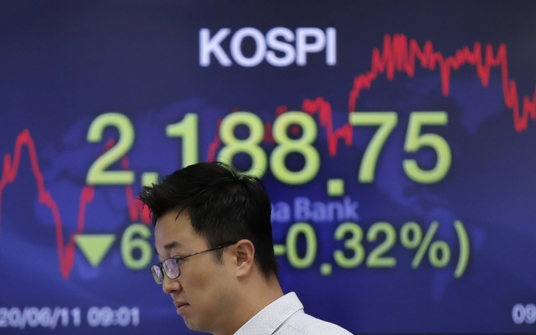 Dow sinks 1,800 as virus cases rise, deflating optimism