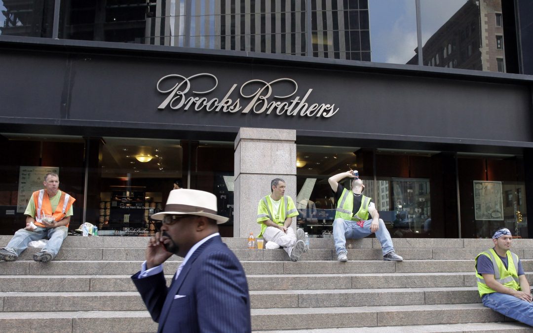 Famed clothier Brooks Brothers files for bankruptcy